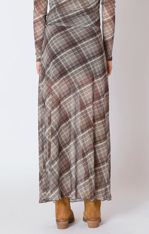 Lisa Mesh Midi Skirt
