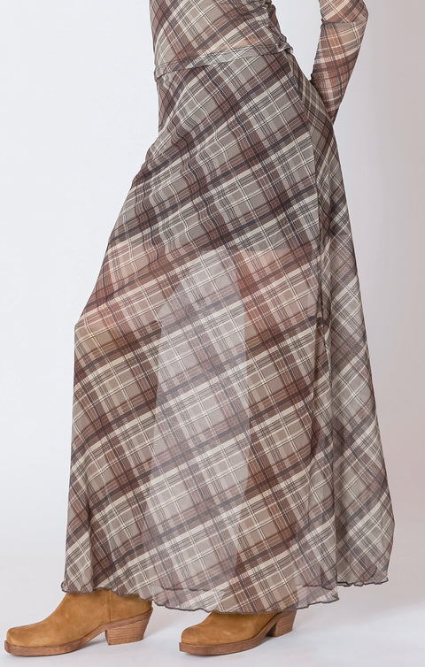 Lisa Mesh Midi Skirt