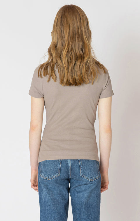 Oak Ribbed Tee