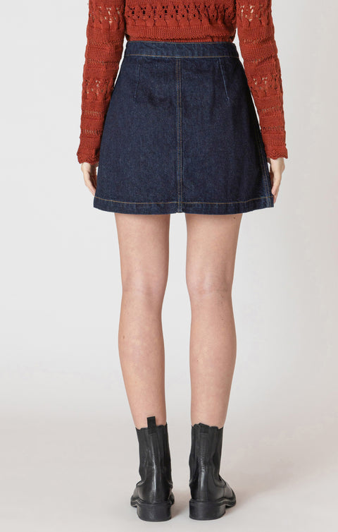 Macie Denim Mini Skirt