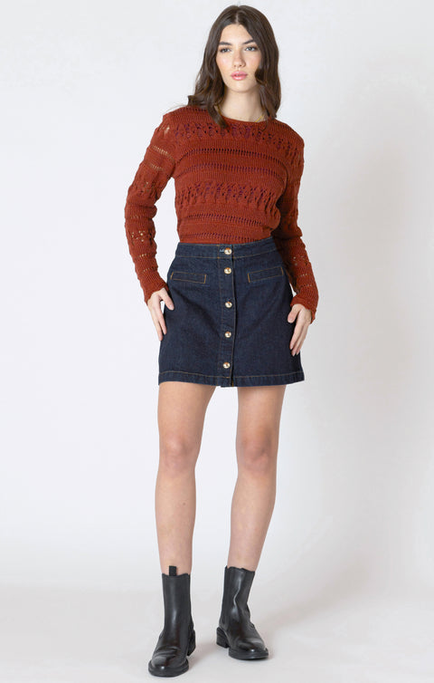 Macie Denim Mini Skirt