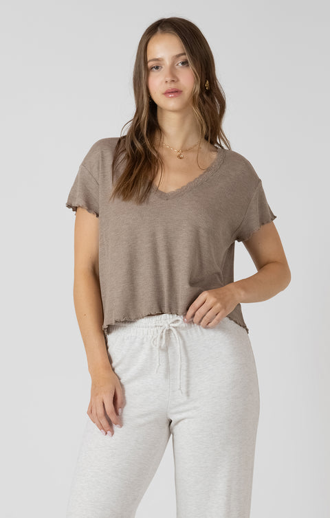 Maddie Lace Trim Top