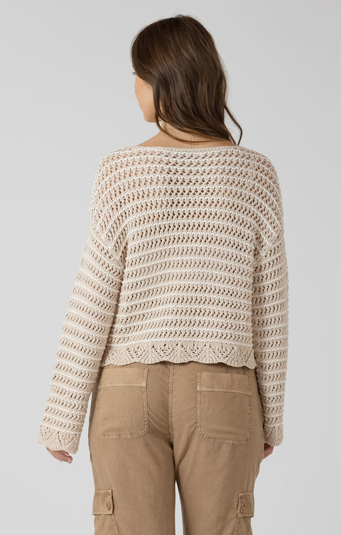 Hallie Open Stitch Sweater