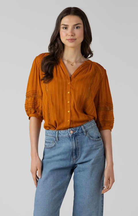 Dixie Pintuck Blouse