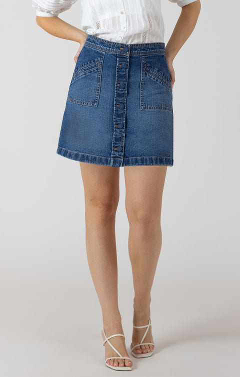 Frankie Denim Mini Skirt