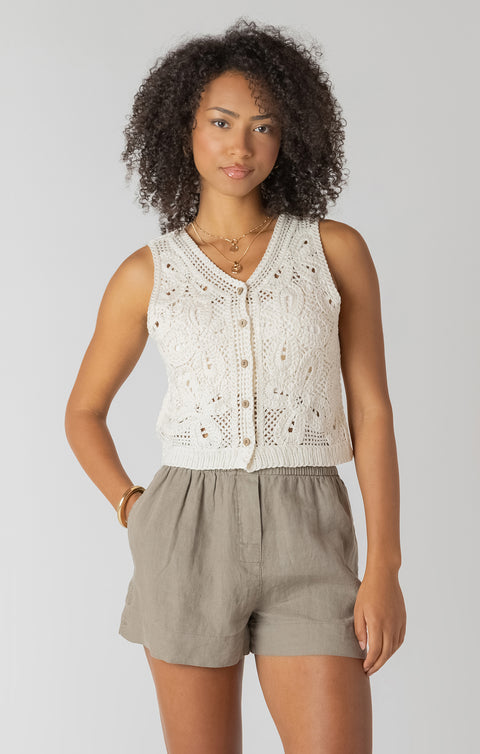 Mia Crochet Vest