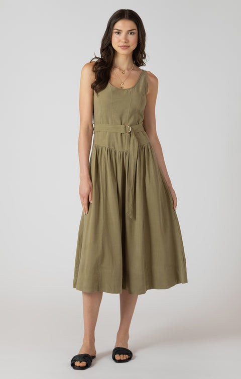 Sherri Drop Waist Midi Dress
