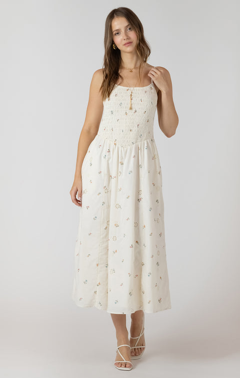 Layne Smocked Midi Dress