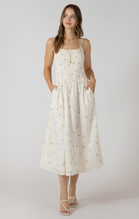 Layne Smocked Midi Dress