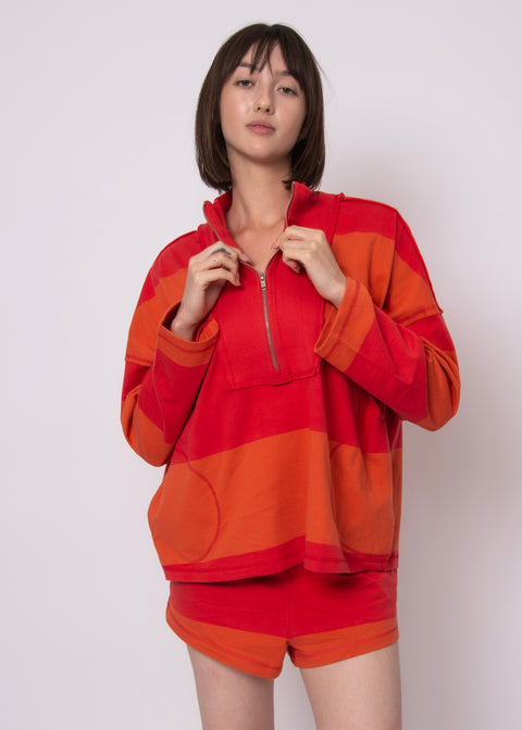 Camille Half Zip Long Sleeve