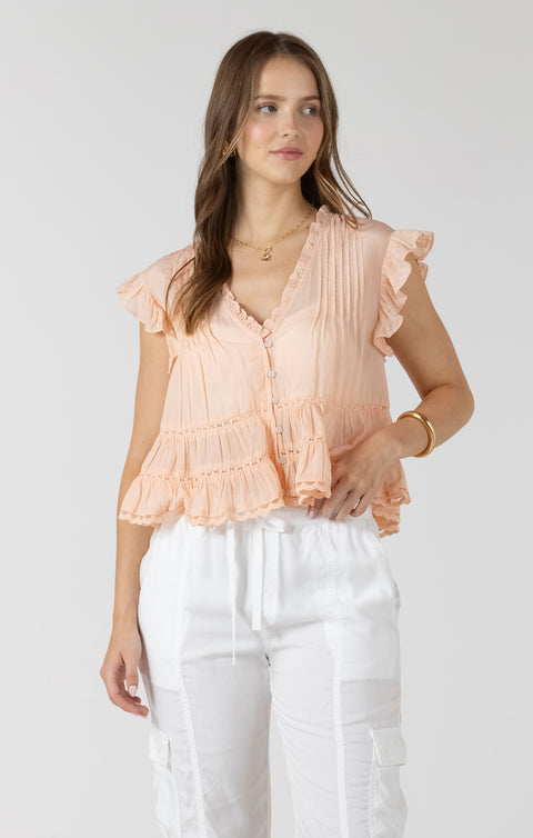 Leila Short Sleeve Blouse