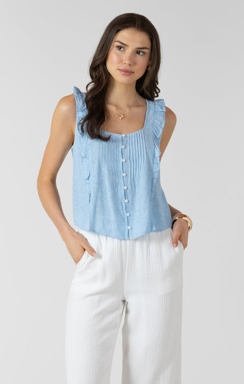 Caroline Pintuck Tank