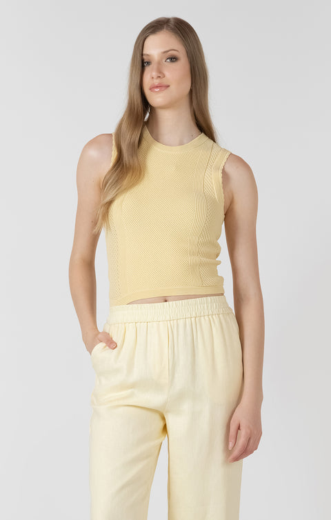 Alyssa Cropped Sweater Tank