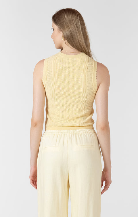 Alyssa Cropped Sweater Tank