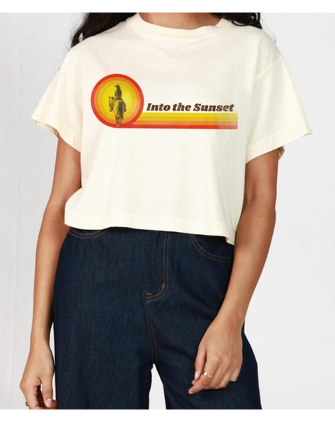 Into The Sunset Cropped Tee