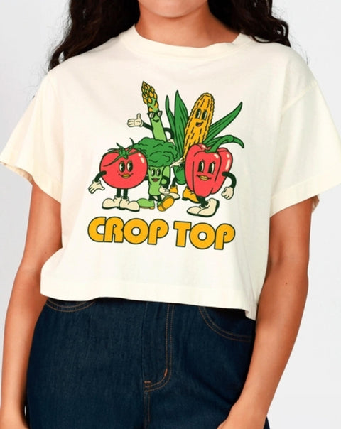Veggie Tales Cropped Tee