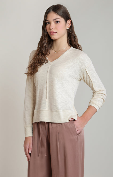 Aria Long Sleeve Knit Top