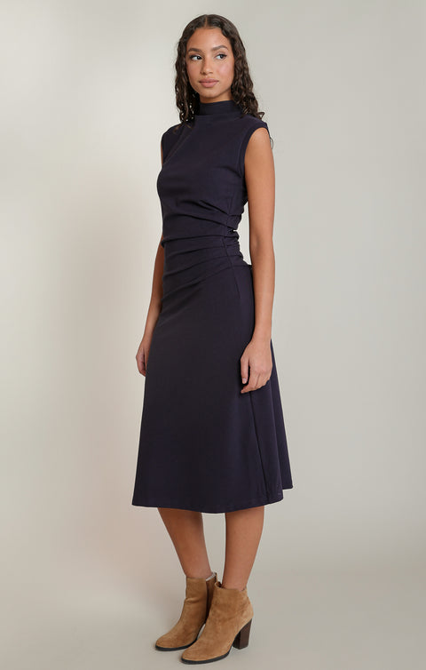 Aurelia Mockneck Midi Dress