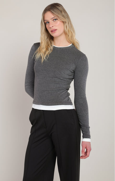 Figiroe Layered Long Sleeve