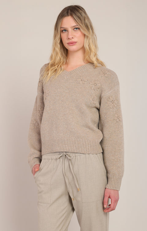Penny Embroidered Sweater