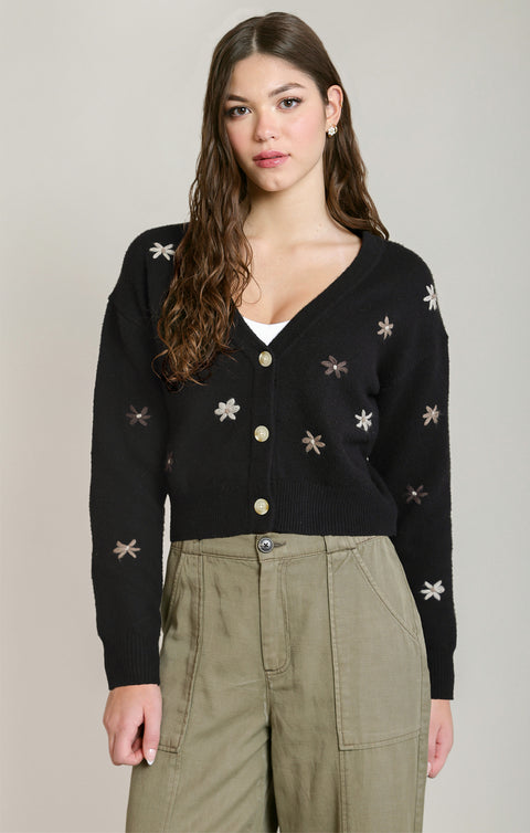 Viktoria Embroidered Cardigan