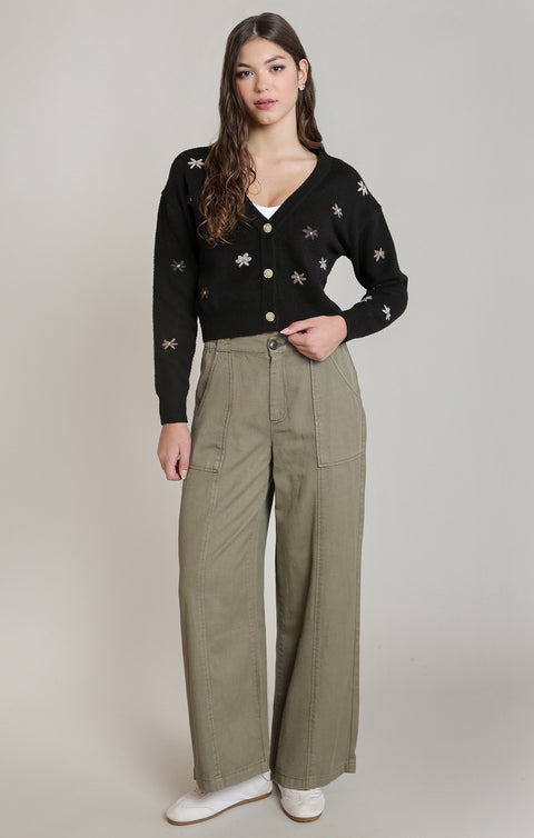 Viktoria Embroidered Cardigan