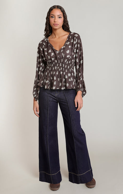 Debra Smocked Blouse