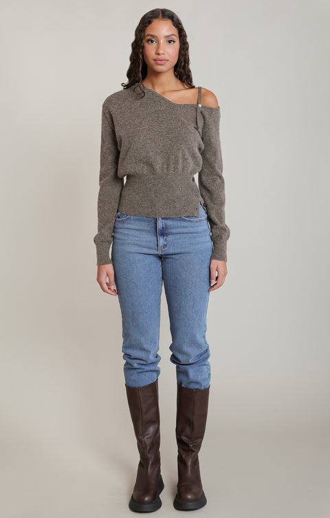 Lelia Off-Shoulder Sweater