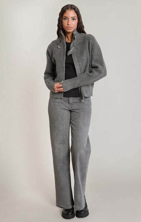 Uma Zip Up Cardigan