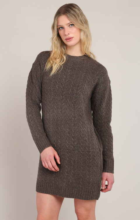 Cable Knit Mini Dress
