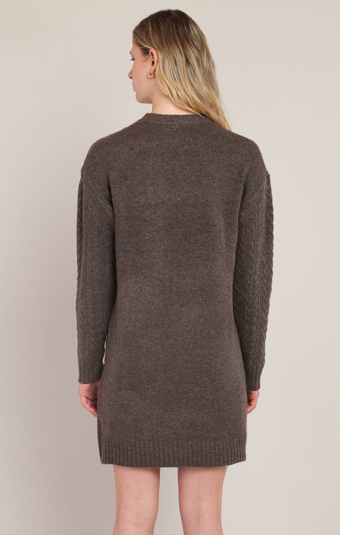 Cable Knit Mini Dress