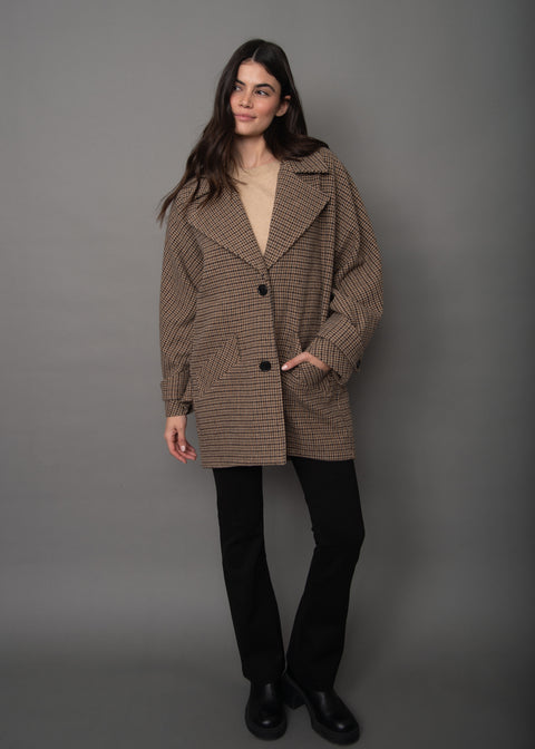 Marie Houndstooth Jacket