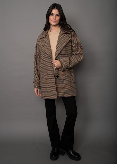 Marie Houndstooth Jacket