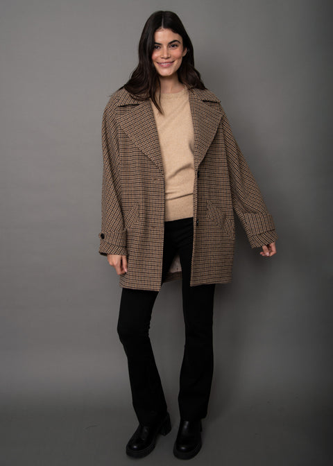 Marie Houndstooth Jacket