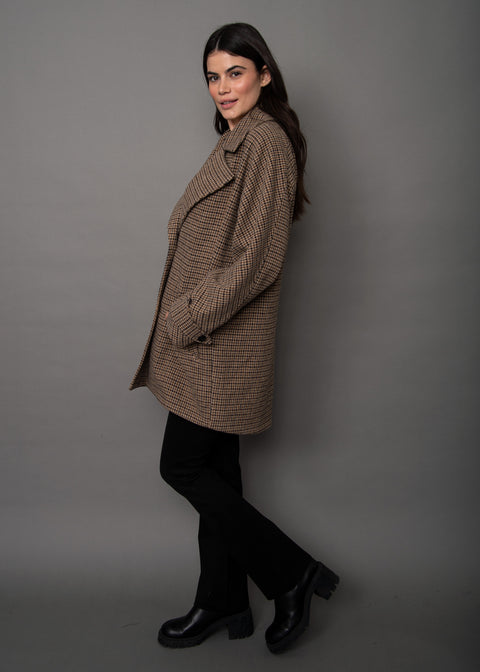 Marie Houndstooth Jacket