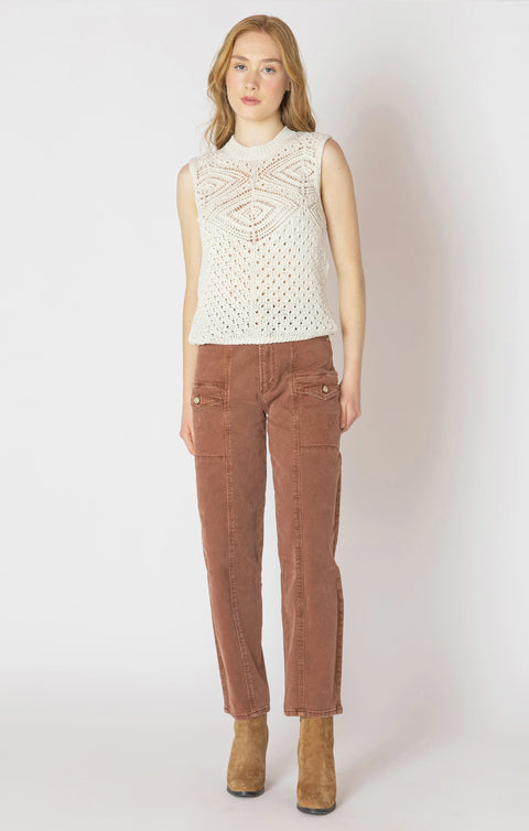 Elain Pointelle Sweater Tank
