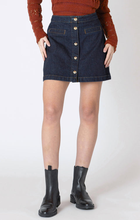 Macie Denim Mini Skirt
