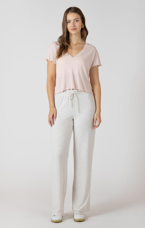 Maddie Lace Trim Top