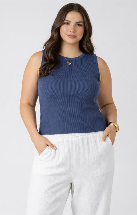 Classic Waffle Knit Tank