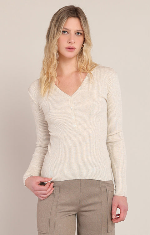 Nakia Ribbed Long Sleeves