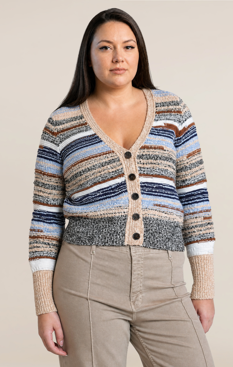 Quinnlen Cropped Cardigan