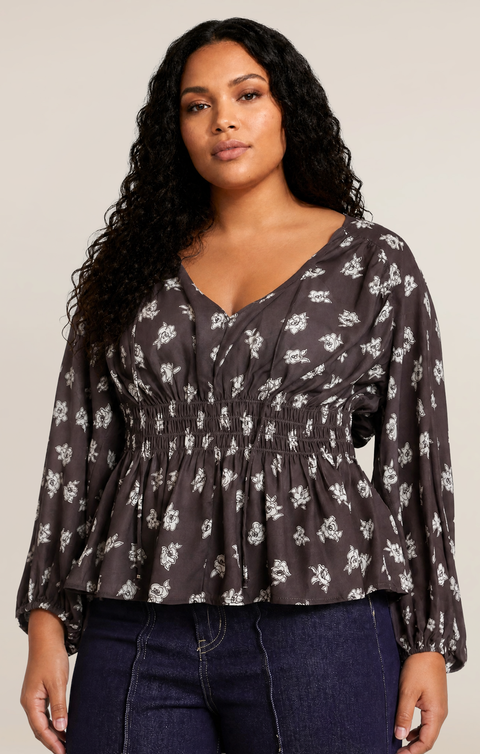 Debra Smocked Blouse