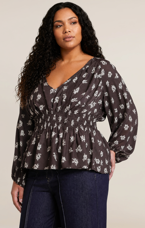 Debra Smocked Blouse