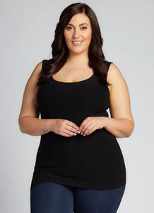 Plus | Bamboo Tank | Black
