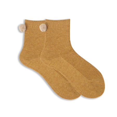 Winter Pom Pom Socks