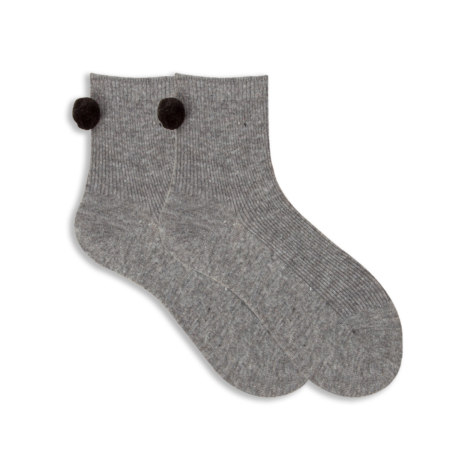 Winter Pom Pom Socks